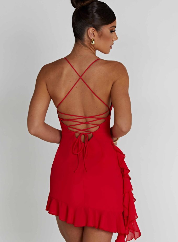 Larosa Mini Dress - Red