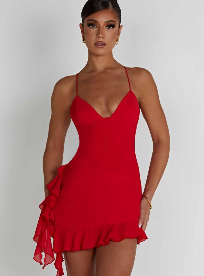 Larosa Mini Dress - Red