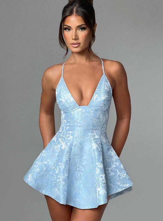 Leila Playsuit - Blue