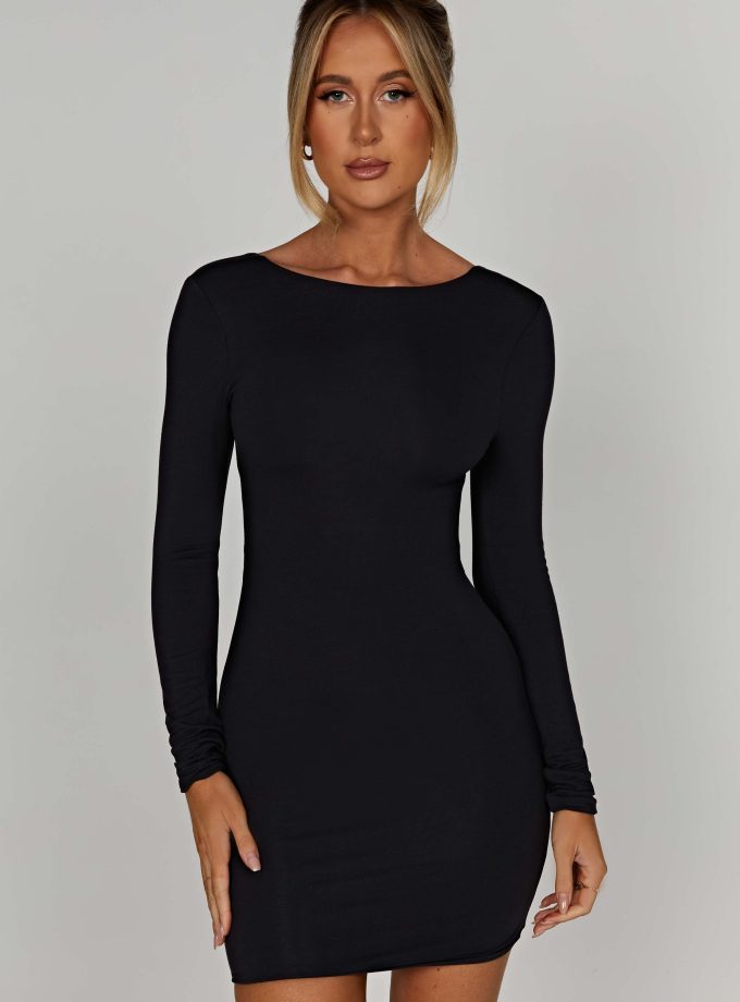 Liana Mini Dress - Black