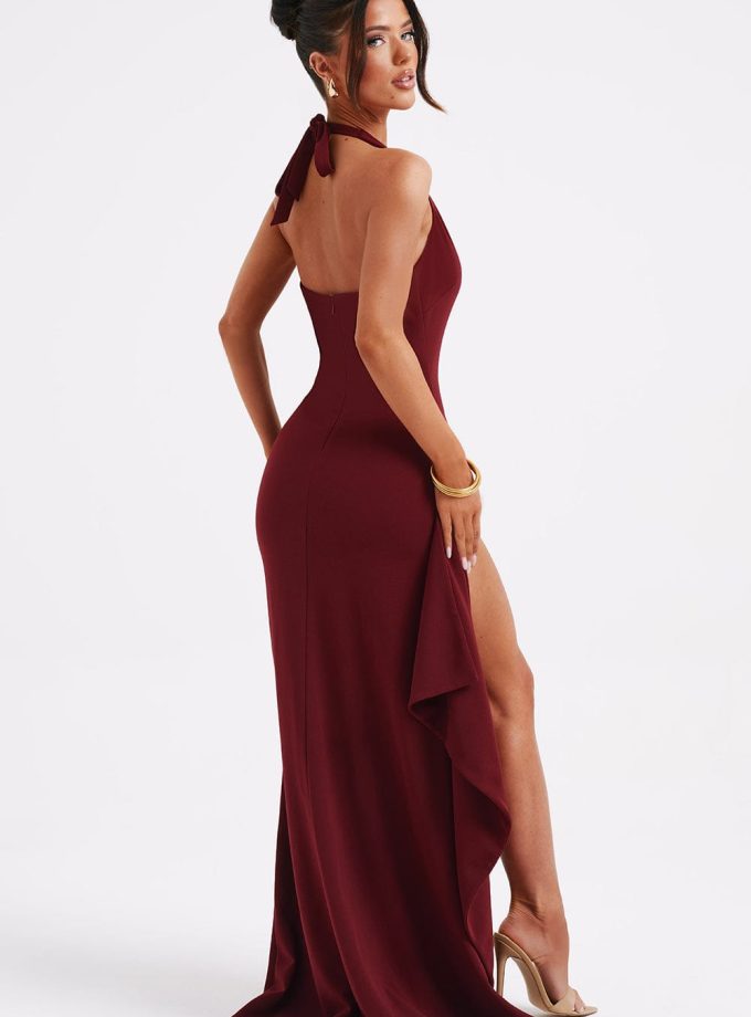 Luella Maxi Dress - Burgundy