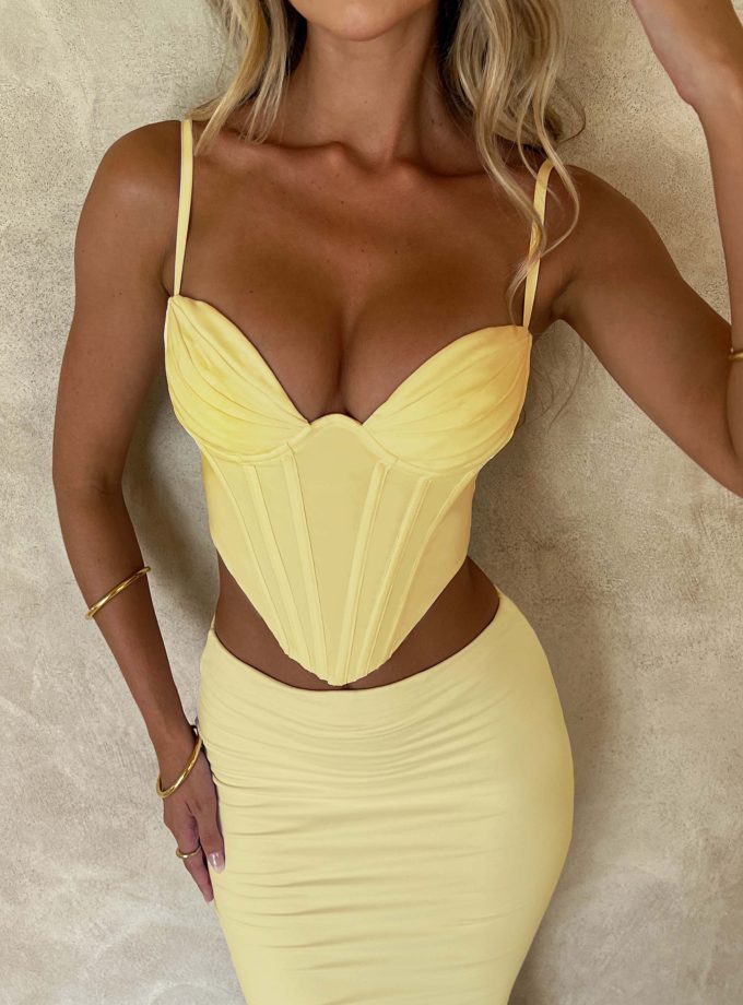 Maddie Corset - Lemon