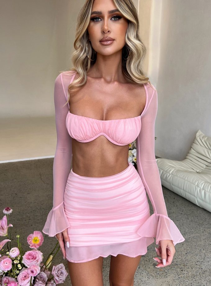 Maisie Crop - Blush