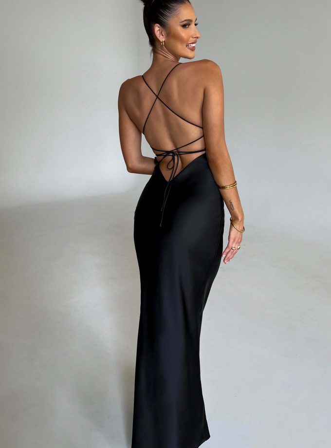 Malika Maxi Dress - Black