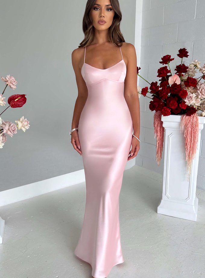 Malika Maxi Dress - Blush