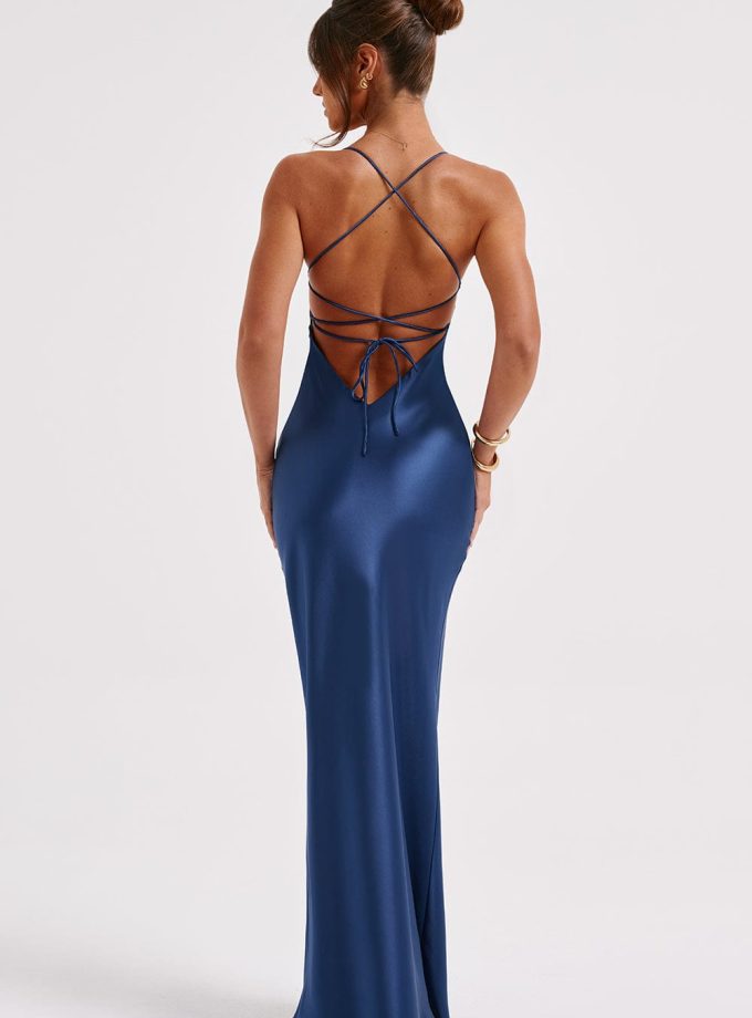 Malika Maxi Dress - Navy