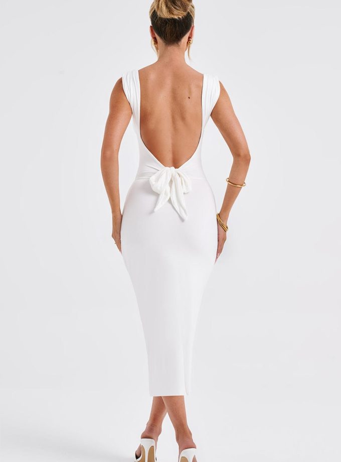 Malina Midi Dress - Ivory