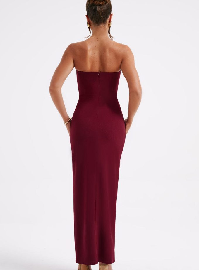 Marcia Maxi Dress - Burgundy