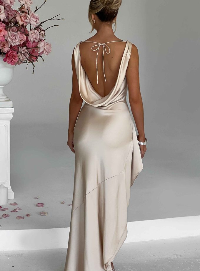 Marilyn Maxi Dress - Champagne