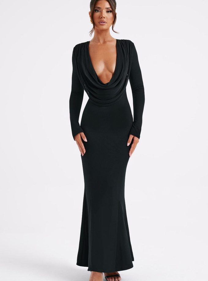 Martina Maxi Dress - Black