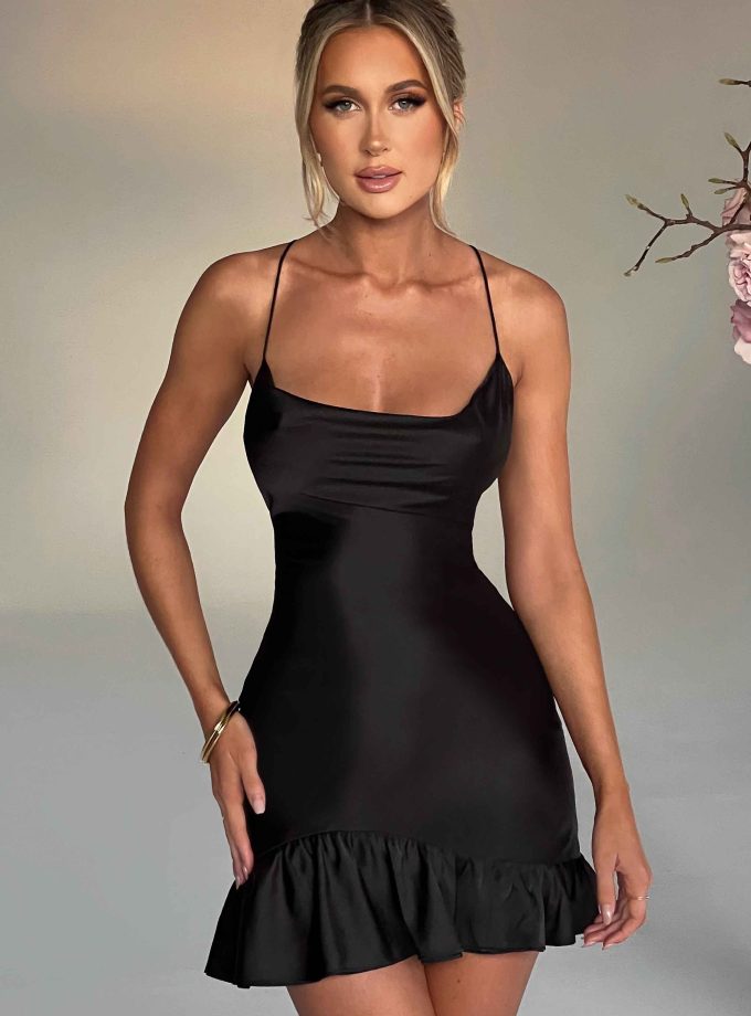 Nicola Mini Dress - Black