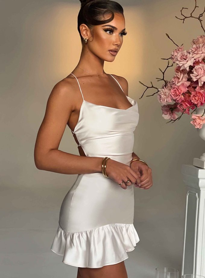 Nicola Mini Dress - Ivory