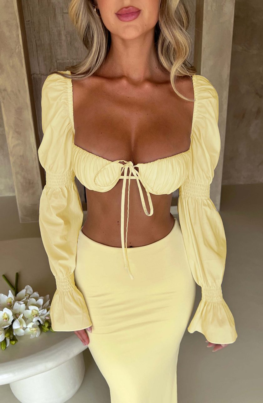 Perla Top - Lemon