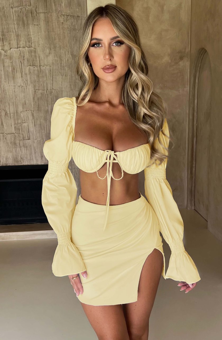 Perla Top - Lemon