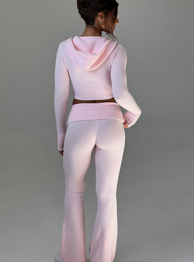 Portia Knit Pants - Pink