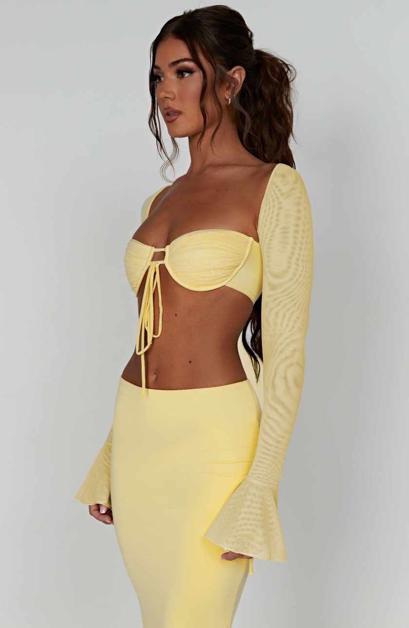 Priscilla Top - Lemon