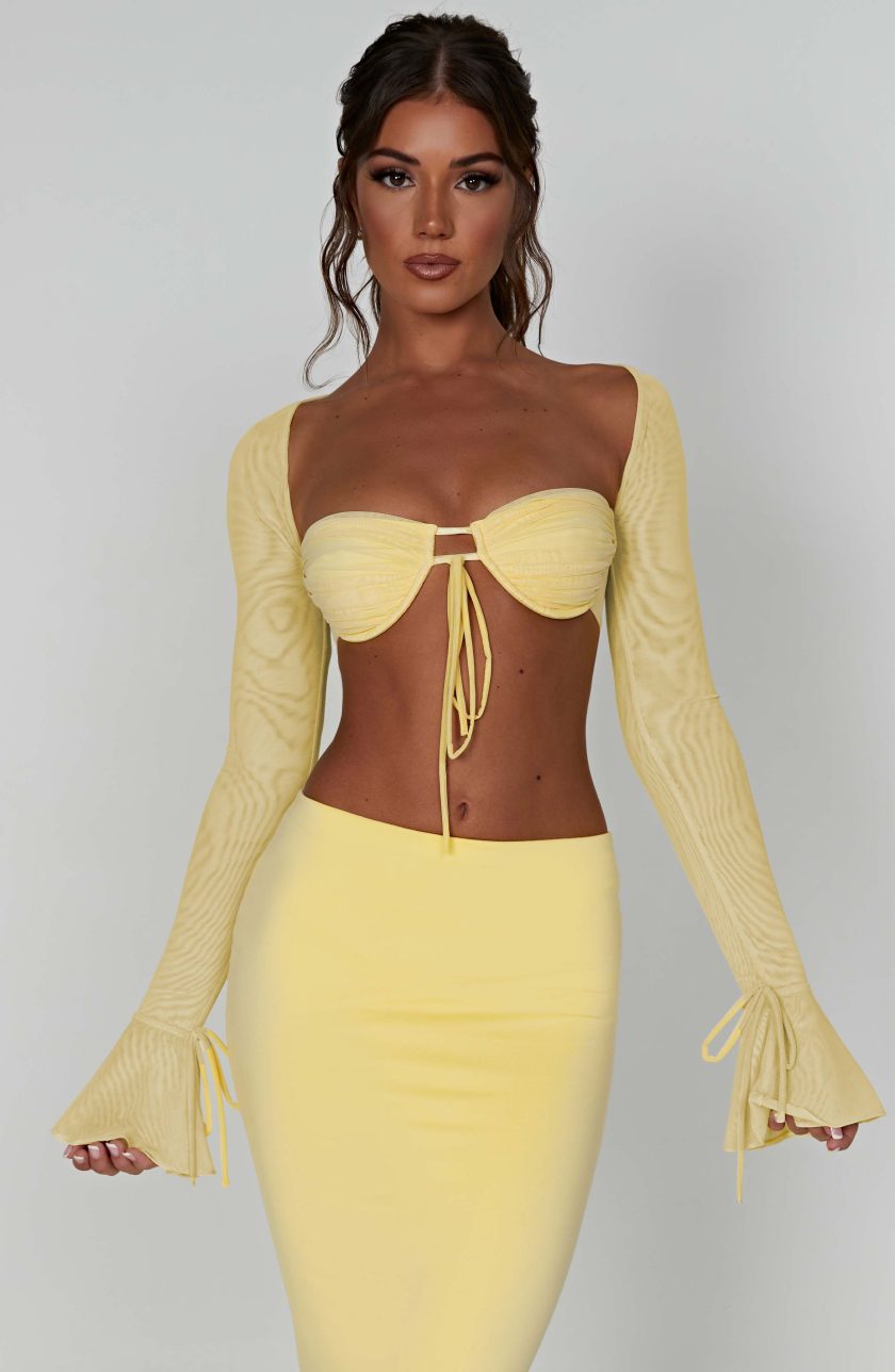 Priscilla Top - Lemon