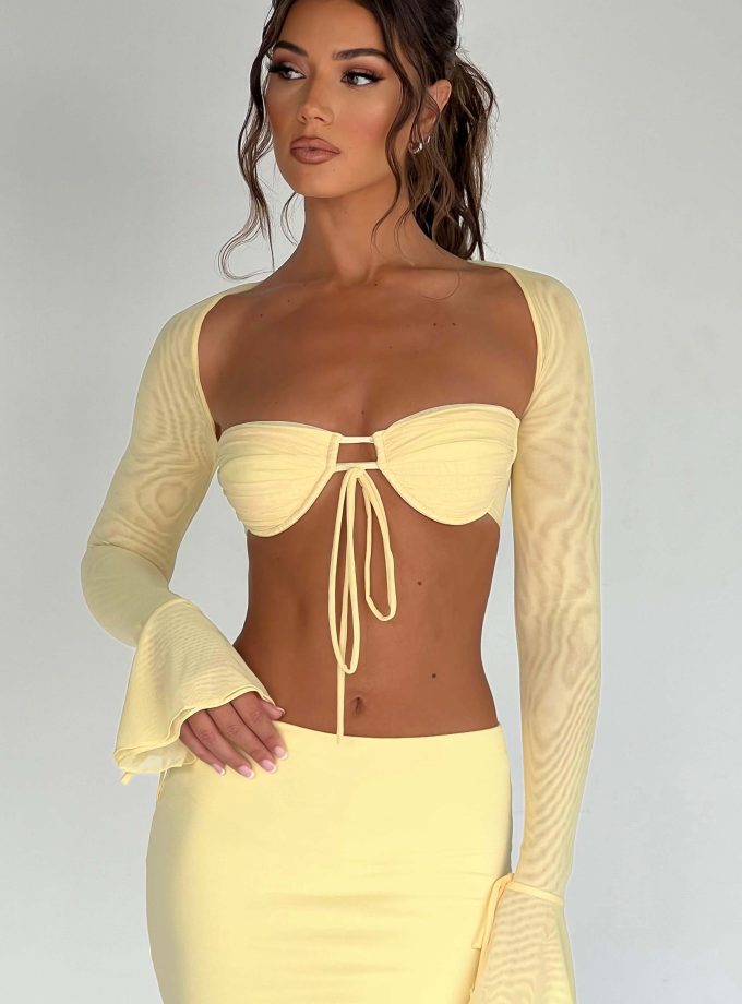 Priscilla Top - Lemon