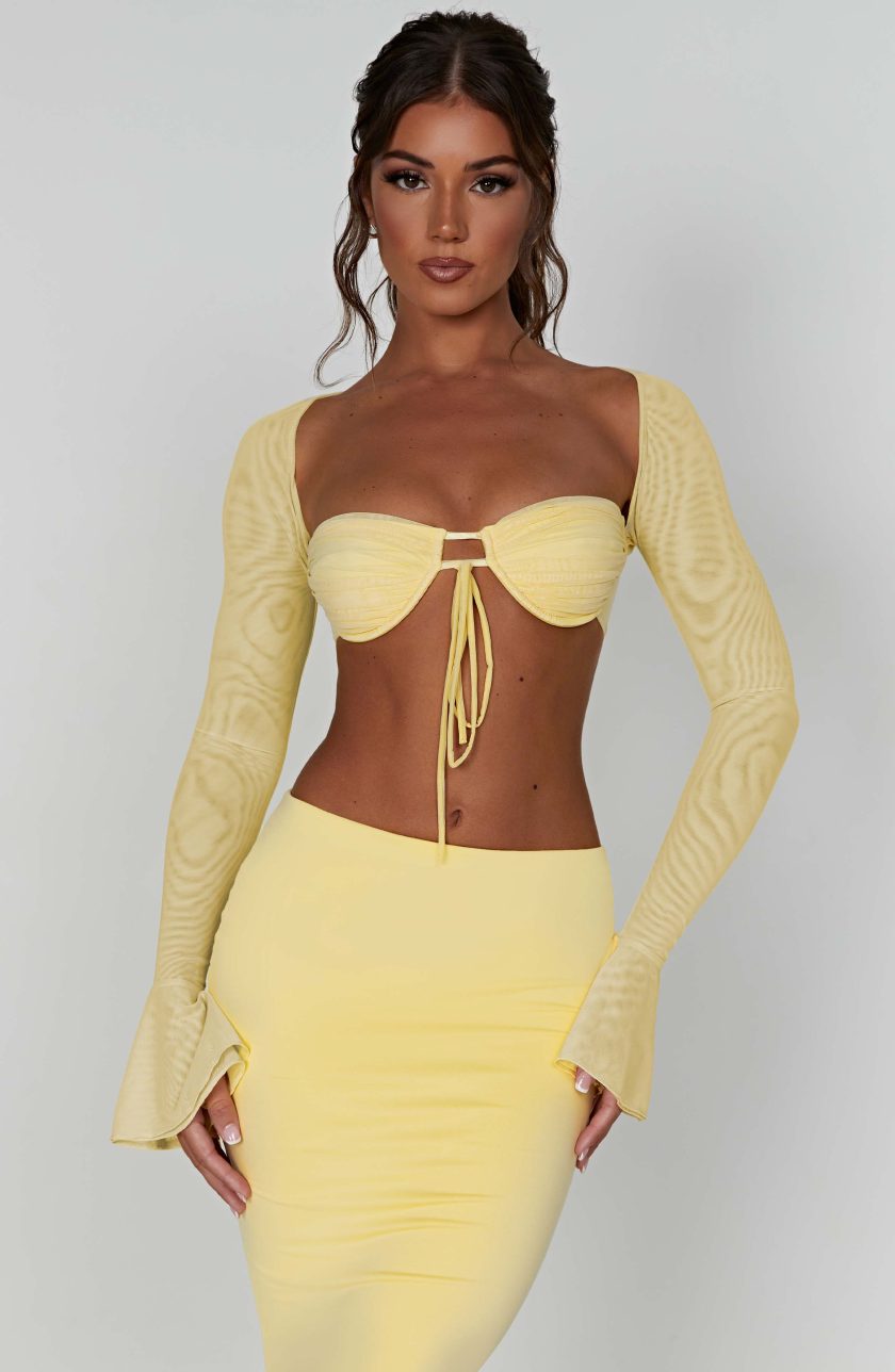 Priscilla Top - Lemon