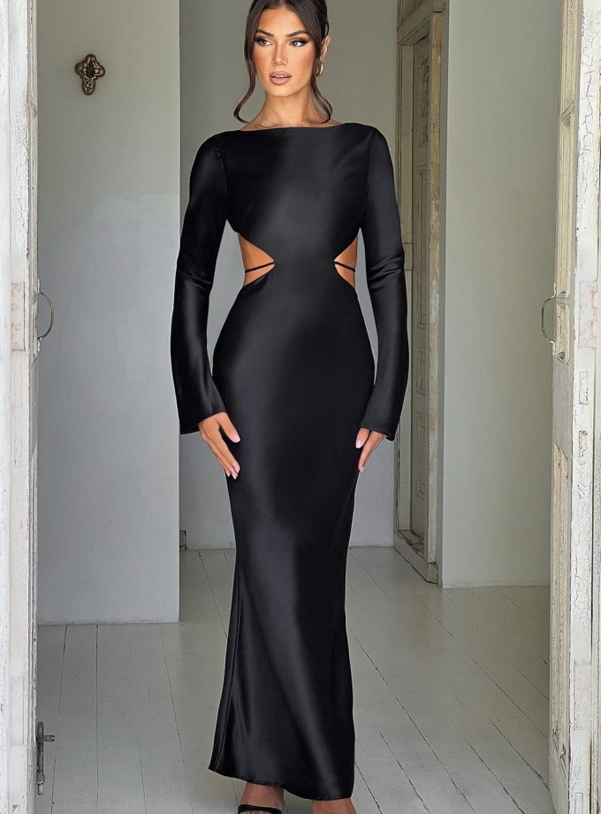 Rafi Maxi Dress - Black