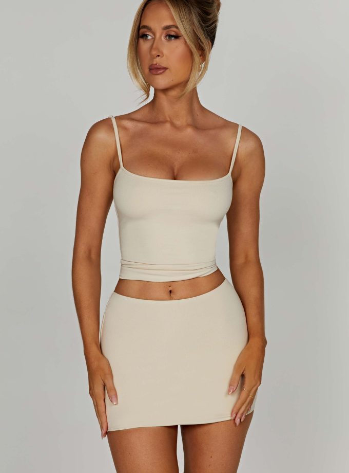 Rein Mini Skirt - Cream