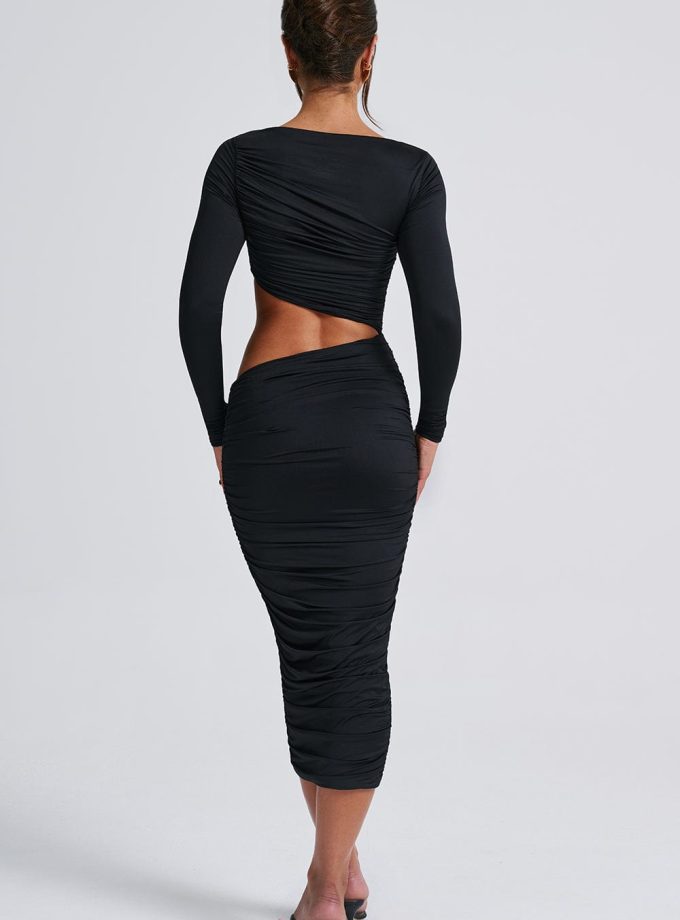 Rylee Midi Dress - Black