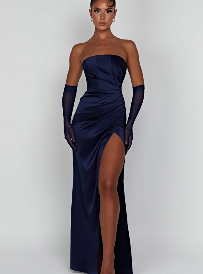 Safiya Maxi Dress - Navy