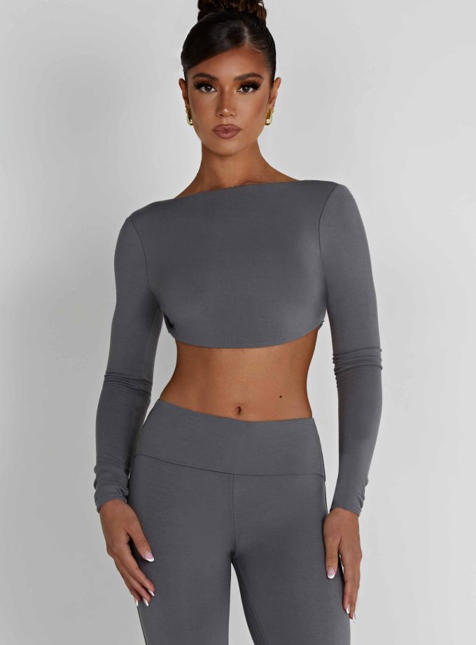 Sahra Top - Charcoal