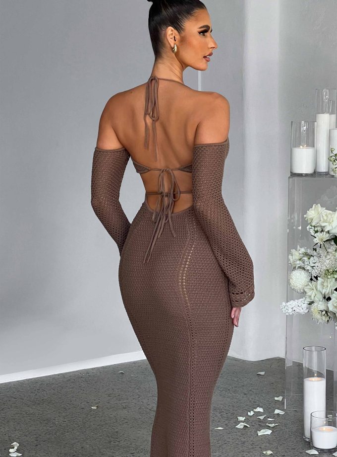 Samariah Maxi Dress - Chocolate