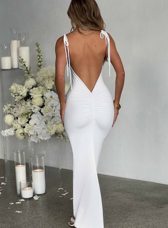 Sanya Maxi Dress - White