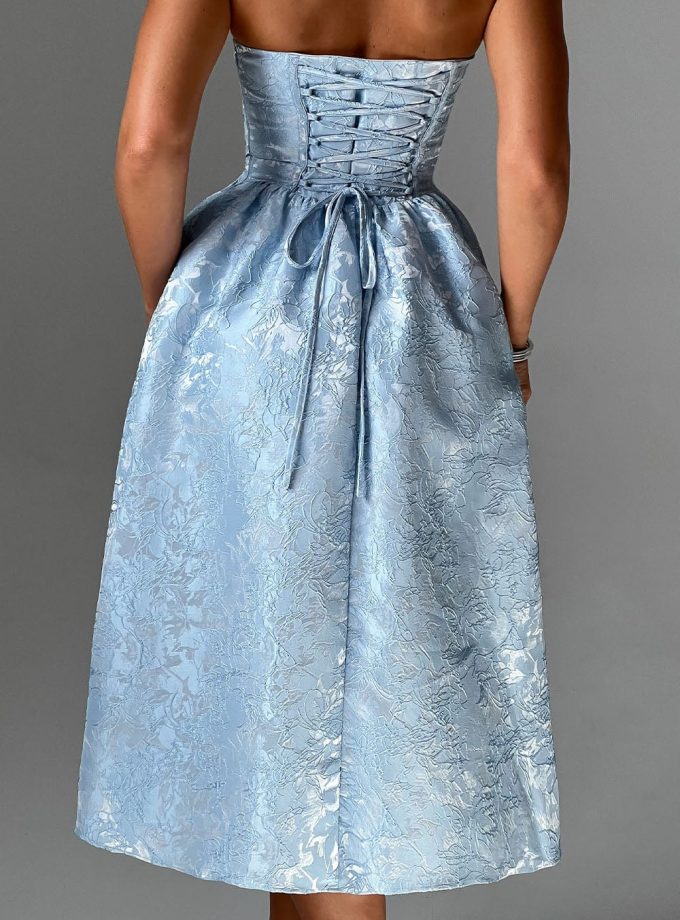 Saoirse Midi Dress - Blue