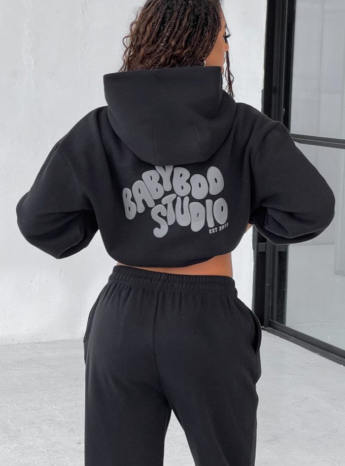 Studio Hoodie - Black/Charcoal