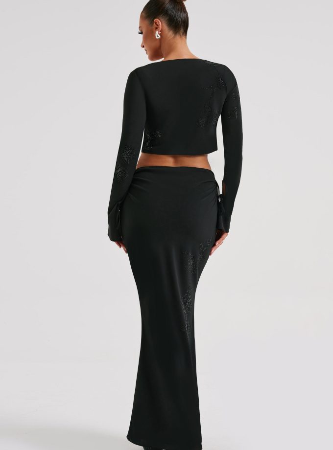 Tana Maxi Skirt - Black