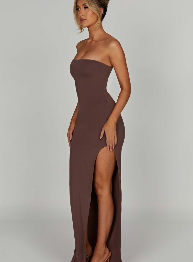 Teyana Maxi Dress - Chocolate