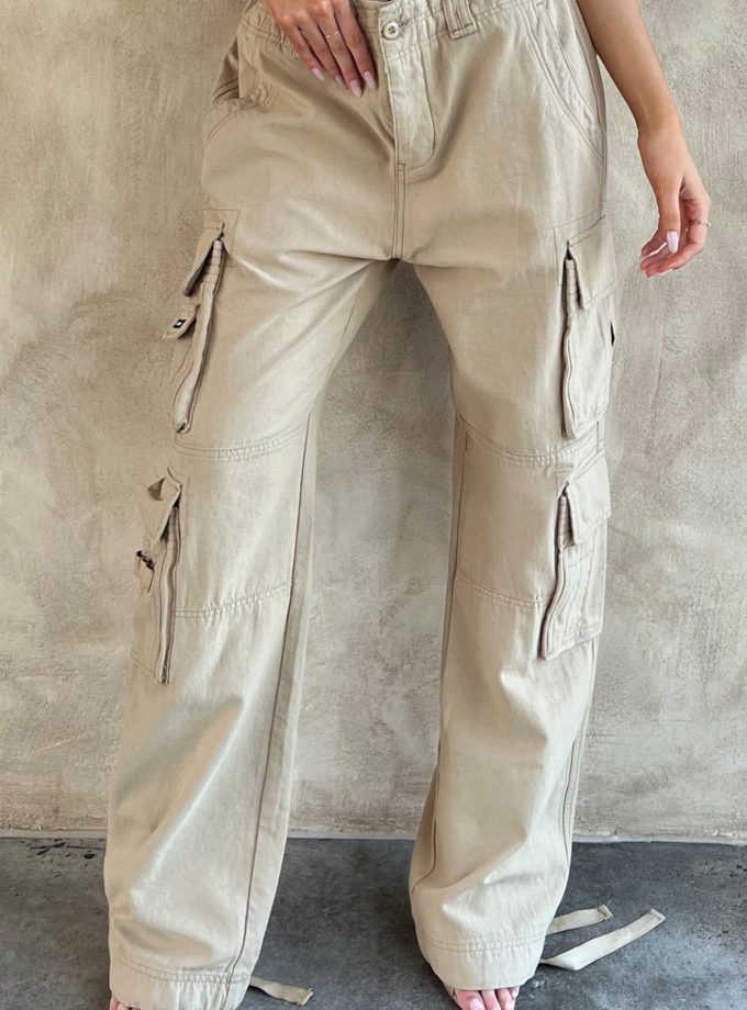 Tinashe Cargo Pants - Sand