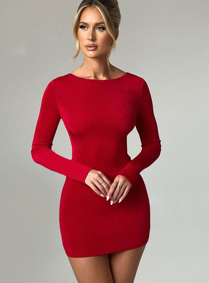 Una Mini Dress - Red