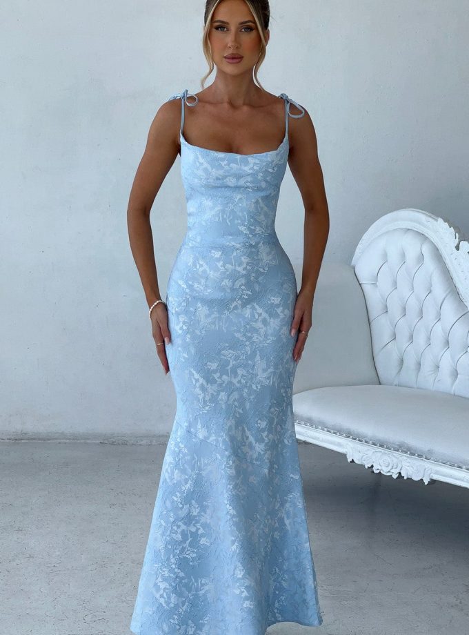 Whitney Maxi Dress - Blue