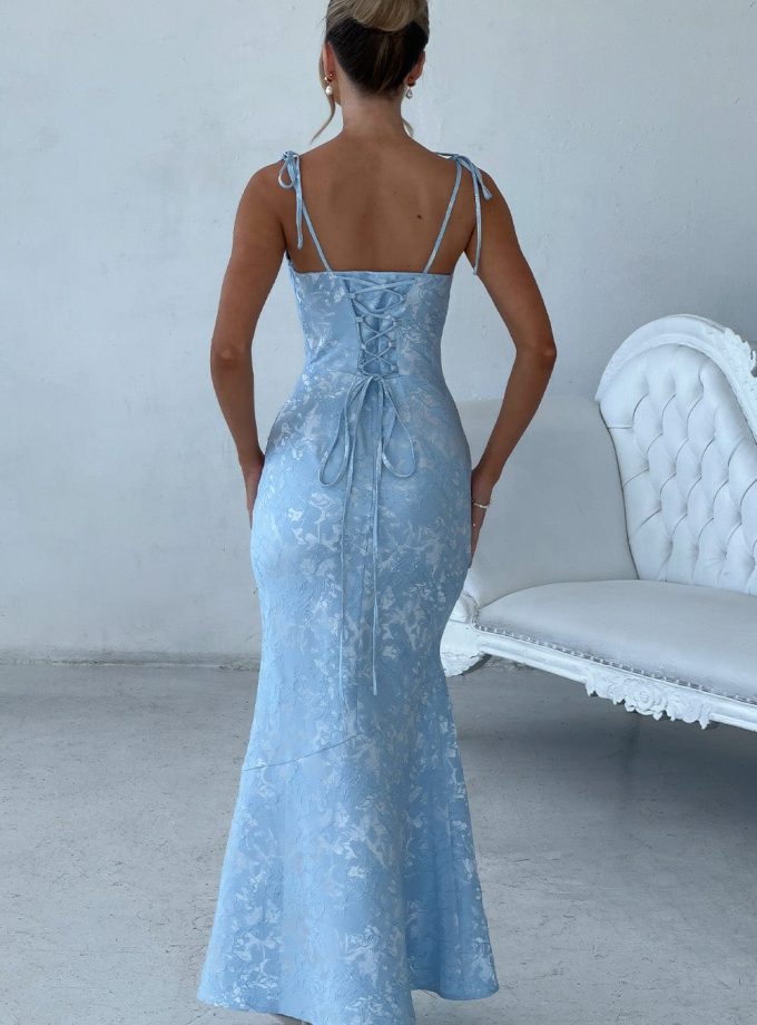 Whitney Maxi Dress - Blue