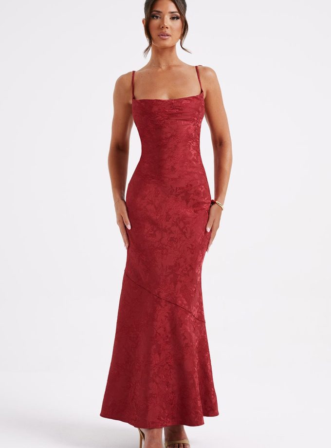 Whitney Maxi Dress - Red