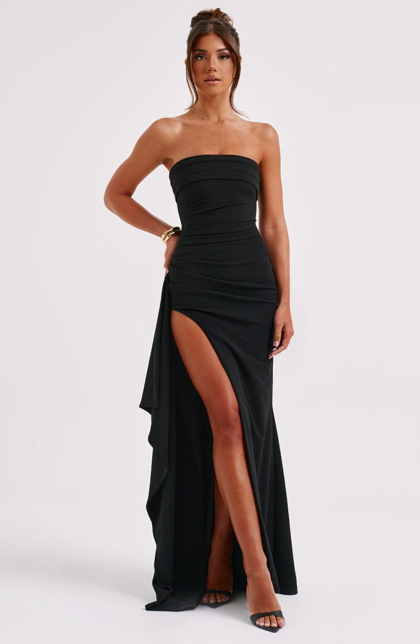 Zafira Maxi Dress - Black