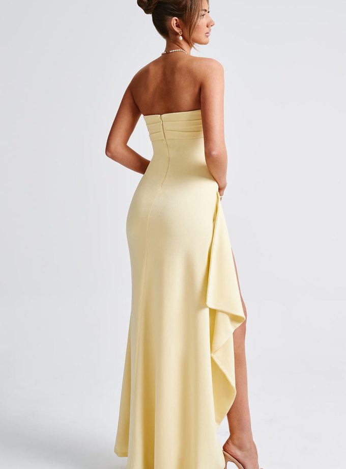 Zafira Maxi Dress - Lemon