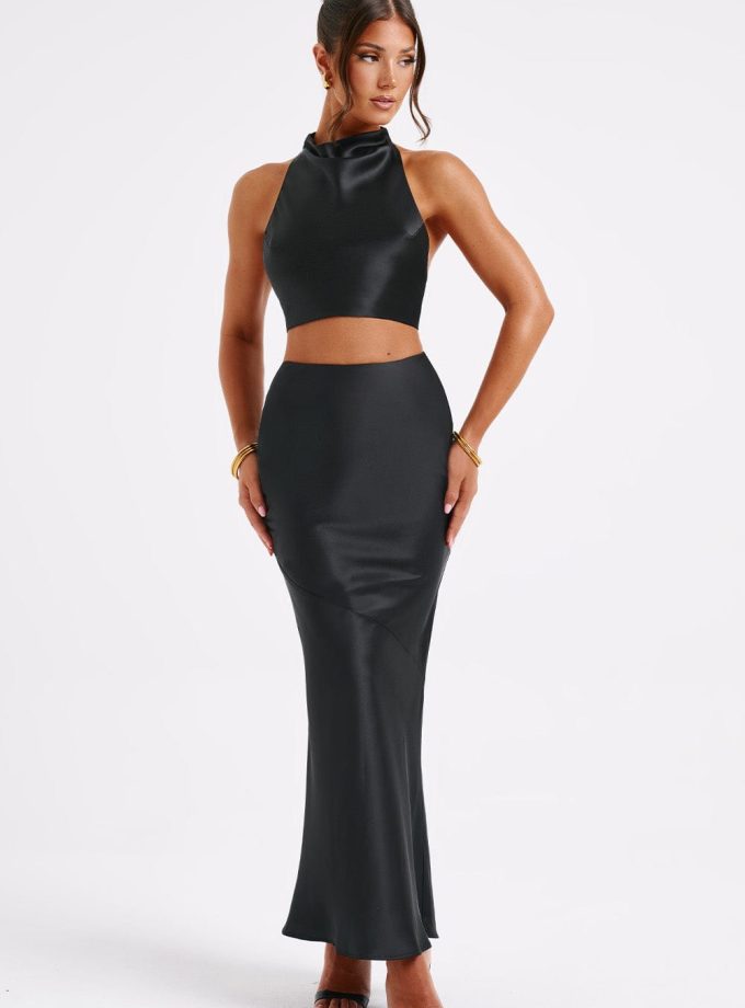 Zaylee Maxi Skirt - Black