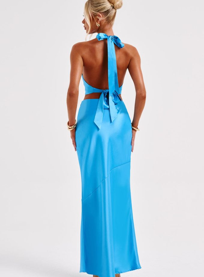 Zaylee Maxi Skirt - Blue